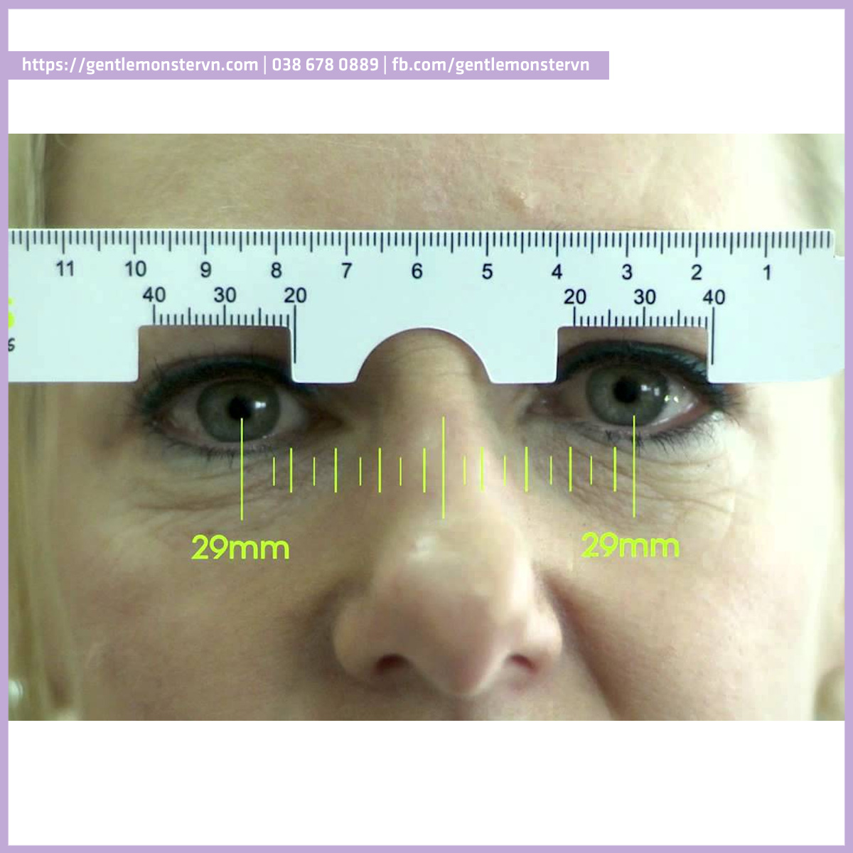 cách đo size kính